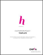 Cultivation Policy Template (2019) - electronic