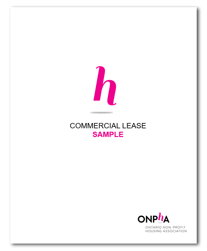 Sample Commercial Lease (2017) - electronic